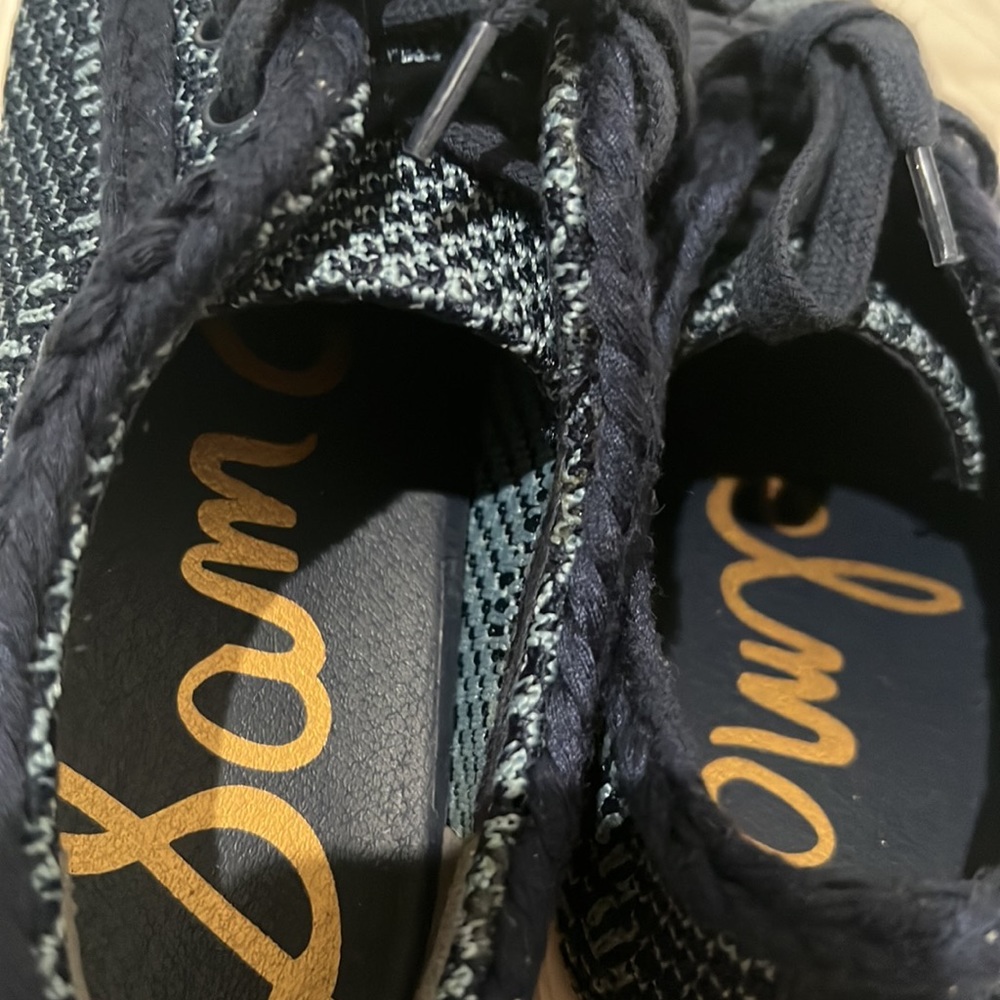 New Sam Edelman blue woven sneakers - Picture 5 of 6